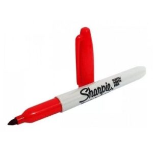 MARCADOR SHARPIE PUNTA FINA ROJO