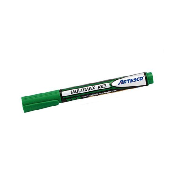MARCADOR VERDE PERMANENTE MULTIMAX A24 ARTESCO