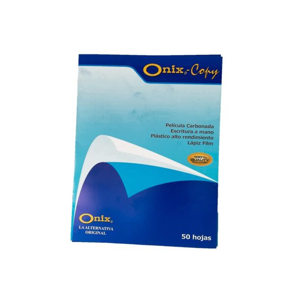 PAPEL CARBON AZUL CARTA X 50 HOJAS