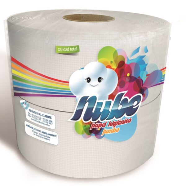 PAPEL HIGIENICO NUBE DOBLE HOJA POR 2 ROLLOS X250MTS