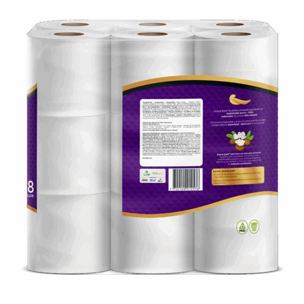 PAPEL HIGINICO SUAVE GOLD 32M X 18U