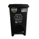 PAPELERA PEDAL RECTANGULAR 12LTS COLPLAST