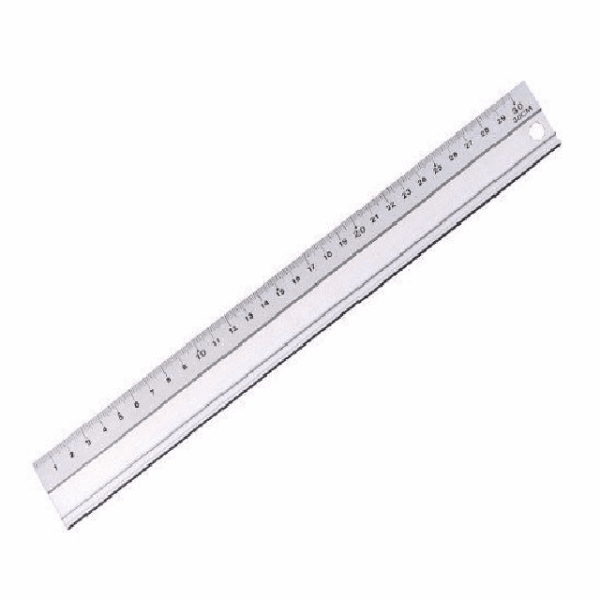 REGLA 30CM METALICA
