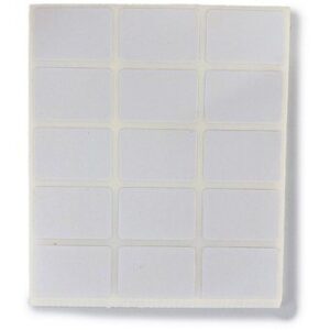 ROTULO ADHESIVOS BLANCO 33*23MM PRESS APLIQUE REF: 1069