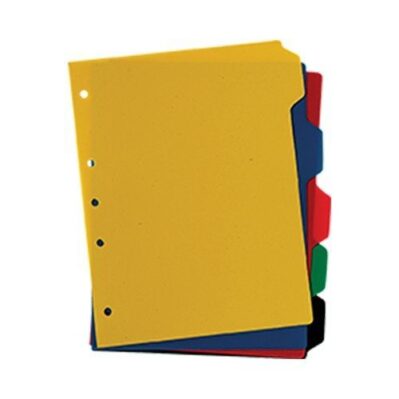 SEPARADOR PLASTICO DE COLORES X5 POLICOVER
