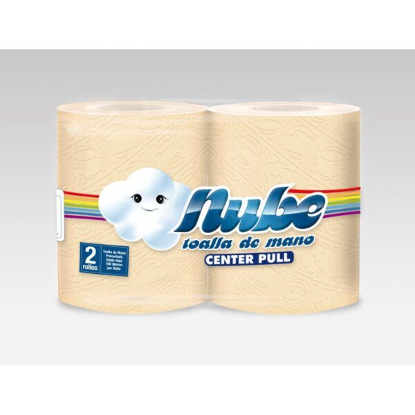 TOALLA DE MANO NUBE ROLLO X2 CENTER FULL