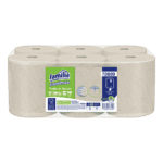 TOALLA MANOS FAMIMAX PRECORTADA HT NATURAL X 6 X 100 MT COD 56943