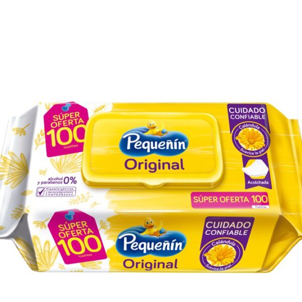 TOALLAS HUMEDAS PEQUEÑIN X100UND