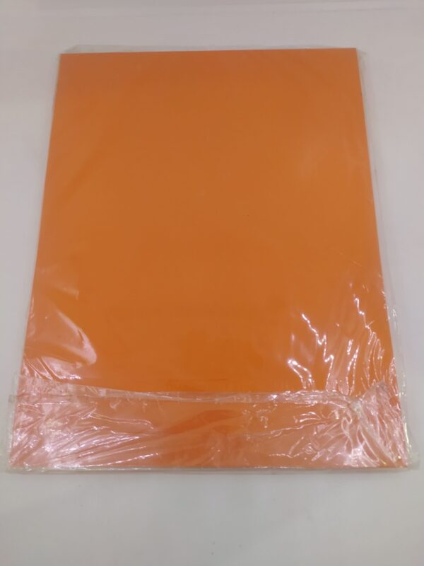 PAPEL TONO MULTIUSOS CARTA NARANJA *100 HOJAS