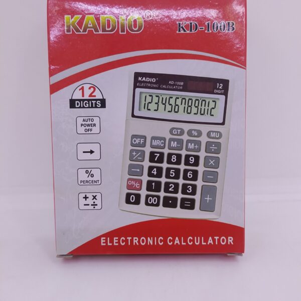 CALCULADORA KADIO KD- 100B 12 DIG