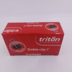 DOBLE CLIP 1" TRITON PLEGADIZA *12 UND
