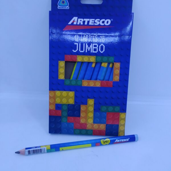 LAPIZ NEGRO JUMBO TRIANGULAR ARTESCO
