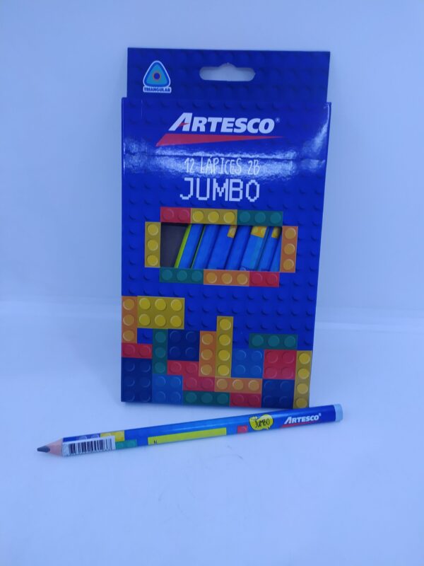 LAPIZ NEGRO JUMBO TRIANGULAR ARTESCO