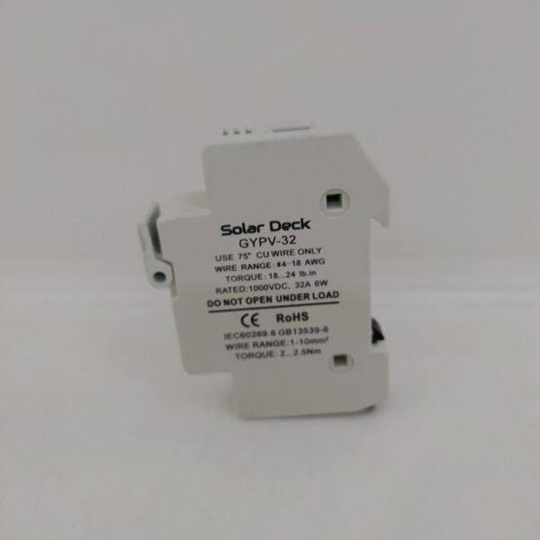 PORTAFUSIBLE PARA RI EL DIN 10 X 38 MM 32A / 500V REF: SPK-52030