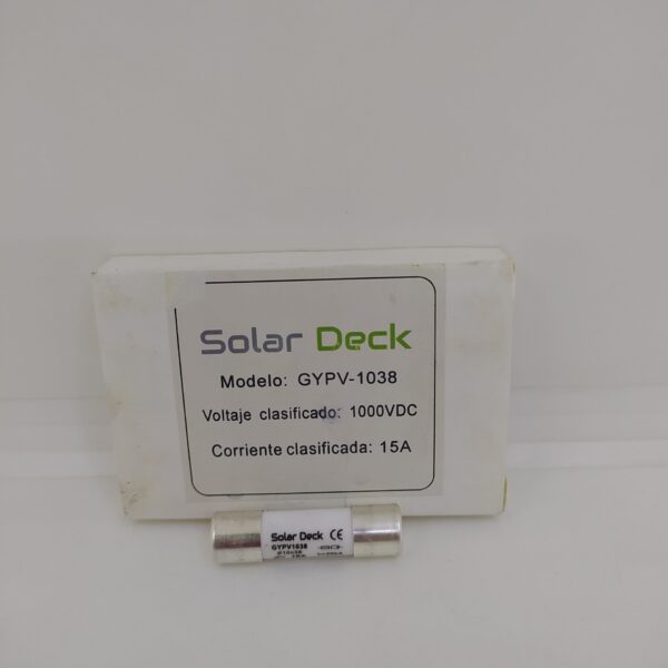 FUSIBLE 15A 1000 VDC 10X38