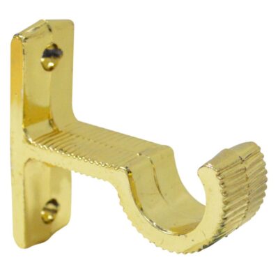 ACCESORIO CORTINERO SOPORTE MURO DORADO DE 3/4 (080401) Item: 8734