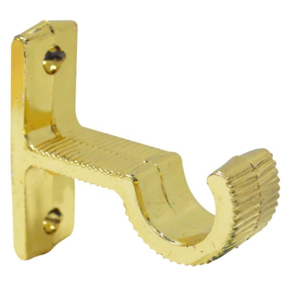 ACCESORIO CORTINERO SOPORTE MURO DORADO DE 3/4 (080401) Item: 8734