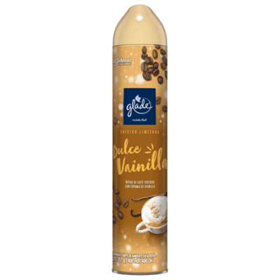 AMBIENTADOR GLADE AEROSOL DULCE VAINILLA 400ML