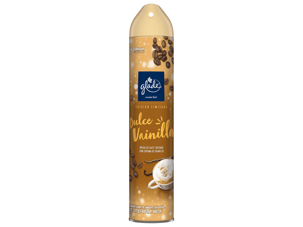 AMBIENTADOR GLADE AEROSOL DULCE VAINILLA 400ML