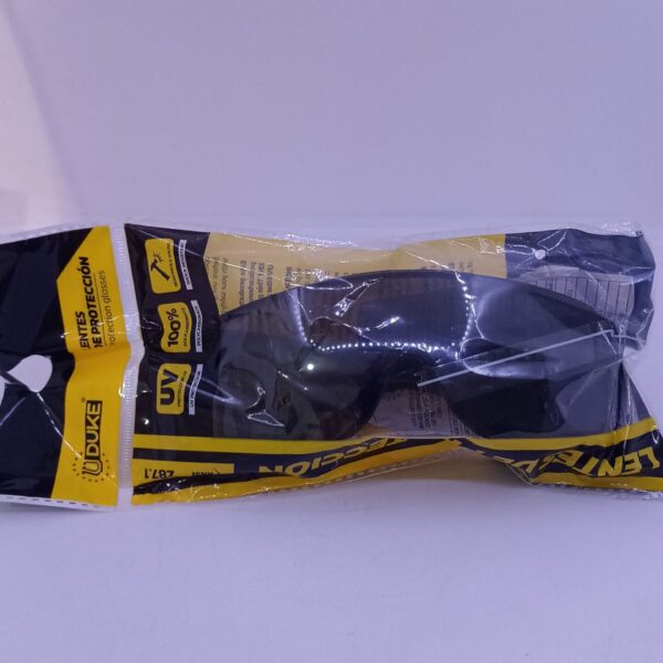 GAFA DE SEGURIDAD UDUKE LENTE-NEGRO 7253