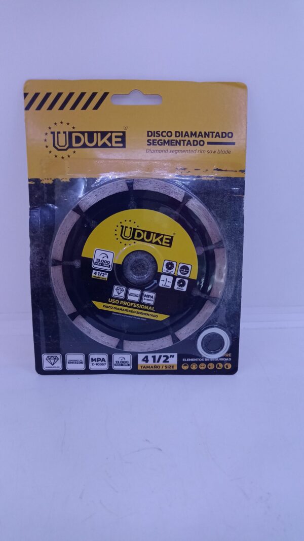 DISCO DIAMANTADO SEGMENTADO UDUKE 4" 1/2 (DDUG-115) 7345