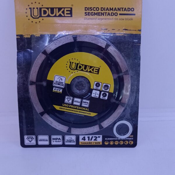 DISCO DIAMANTADO SEGMENTADO UDUKE 4" 1/2 (DDUG-115) 7345