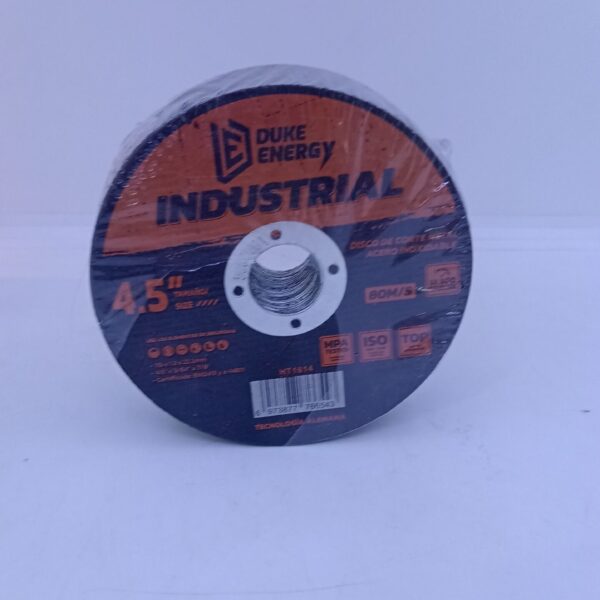 DISCO 4" 1/2 CORTE METAL ACERO INOX INDUSTRIAL DUKE ENERGY 18442
