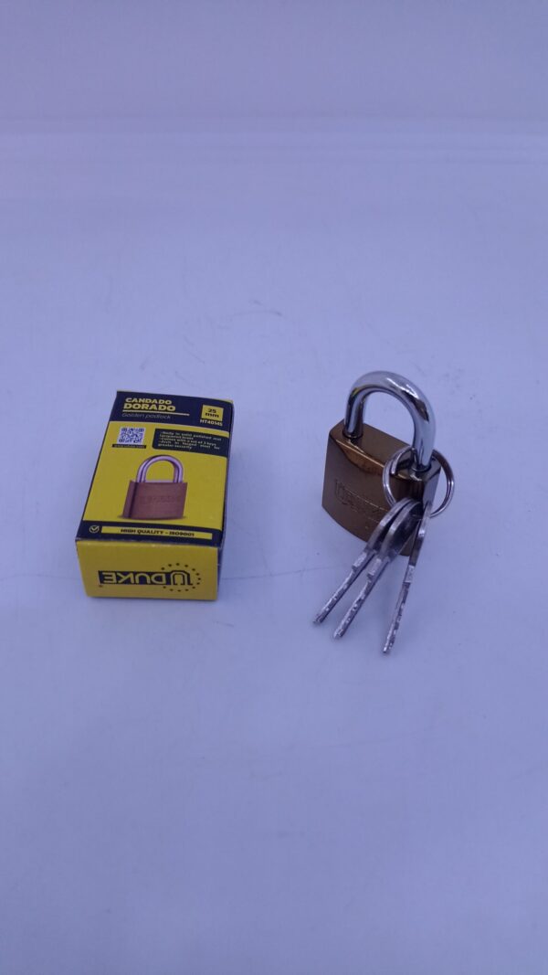 CANDADO UDUKE DORADO 25MM (HT40145) 7750