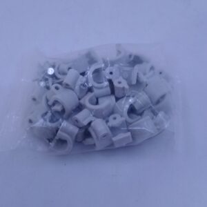 GRAPA MURO PLASTICA COAXIAL 9 BLANCA (BOLSA X 40) 1981