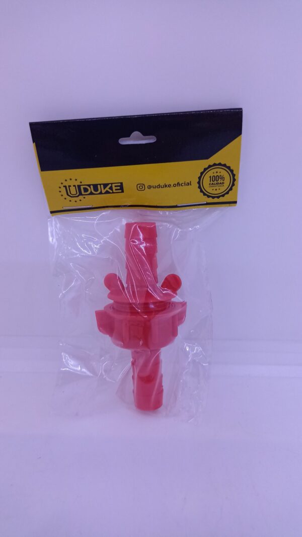 RACOR MANGUERA ROJO PLASTICO PQT X 1 UDUKE 1508AK