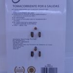 TOMA MULTIPLE X 6 PARA TOMA DOBLE (U63) 6508