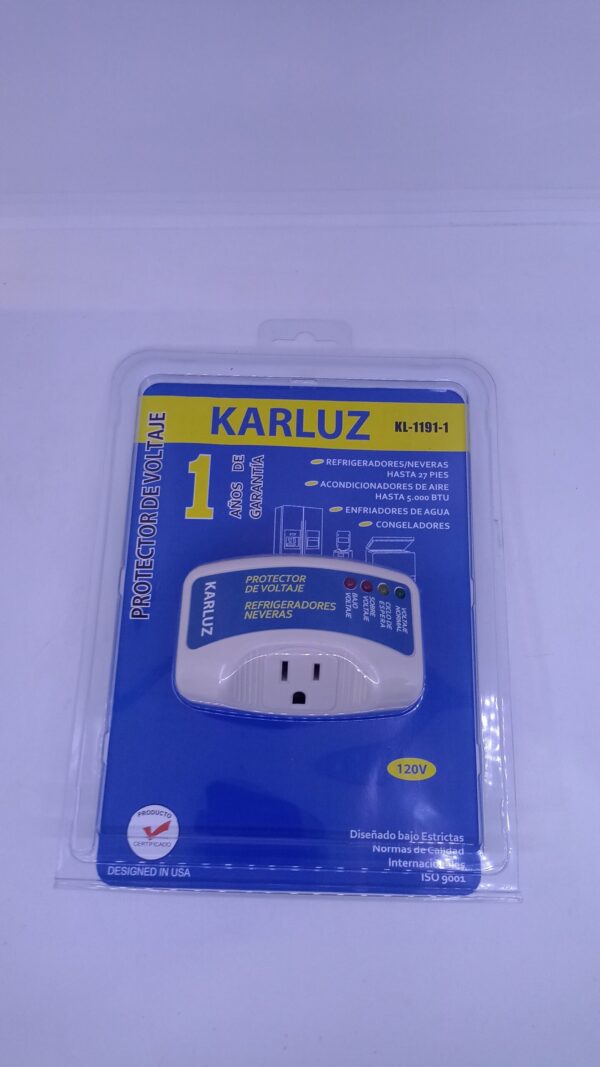 PROTECTOR DE VOLTAJE 110V KARLUZ KL-1191-1
