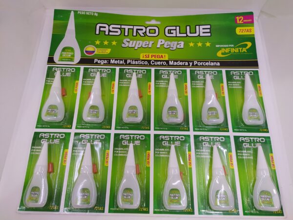 SUPER PEGA ASTRO GLUE CARTON X 12 PCS (8 GRS) 16235