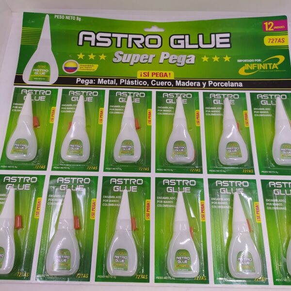 SUPER PEGA ASTRO GLUE CARTON X 12 PCS (8 GRS) 16235