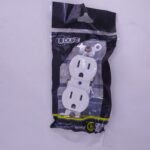 TOMA DOBLE T/L INCRUSTAR BLANCO UDUKE (U03) (HT20376) 6046