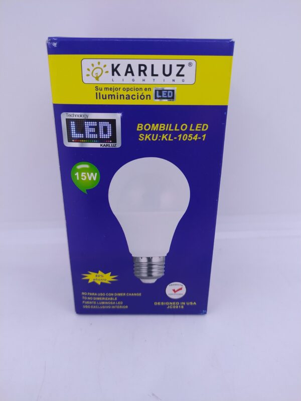 BOMBILLO LED 15W 6500K KARLUZ KL-1054-1