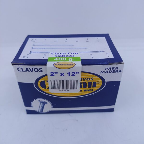 PUNTILLA COMUN CON CABEZA 2" CORSAN (400 GR) 1878A