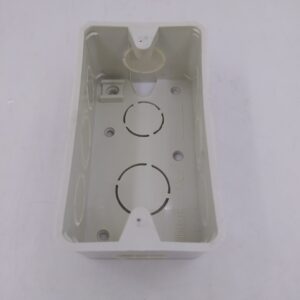 CAJA PLASTICA 2X4 BLANCA R/G CERTIFICADA 5704
