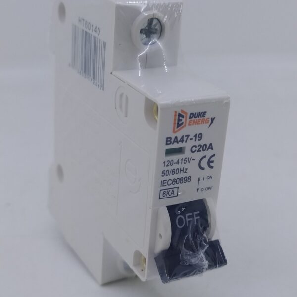MINI BREAKER 1 POLO 20A PQT X 1 UDUKE 11120K