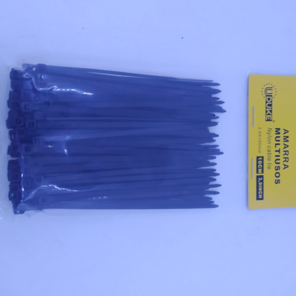AMARRA PLASTICA UDUKE NEGRA 2.5X100MM (10 CM) (100 UNDS) 10094