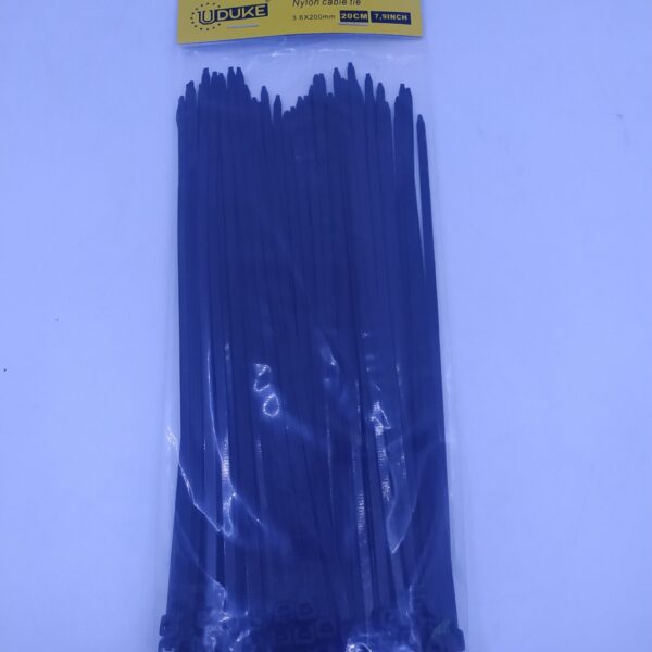 AMARRA PLASTICA UDUKE NEGRA 3.6X200MM (20 CM) (100 UNDS) 10097
