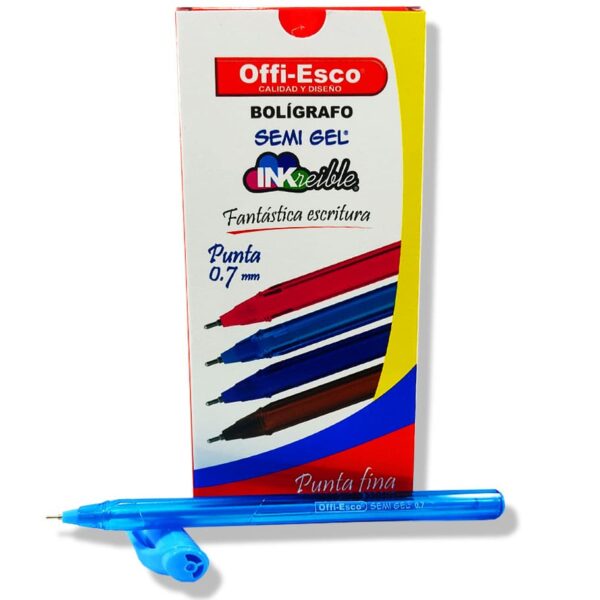 BOLIGRAFO AZUL OFFI ESCO REF: OE-077F