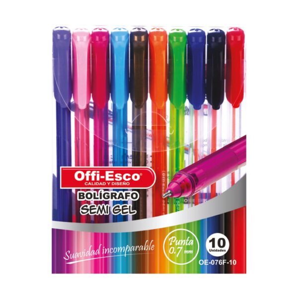 BOLIGRAFI SEMIGEL 0.7 OE-076F-10