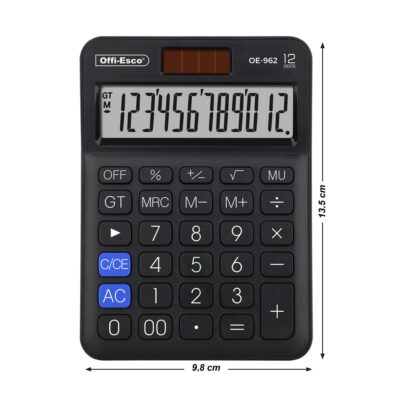 CALCULADORA ELECTRONICA 12 DIGITOS OE-962