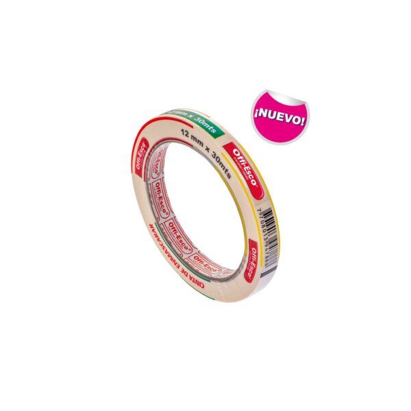 CINTA DE ENMASCARAR 12*30MTRS OFFI ESCO P288