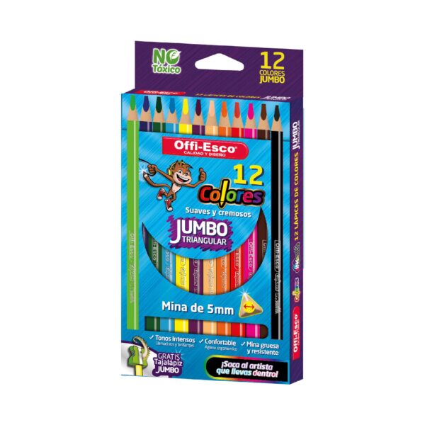 COLORES JUMBO TRIANGULARES *12 OE-144