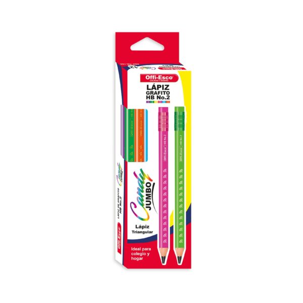 LAPIZ OE-160 JUMBO NEGRO-CAND TRIA P1152