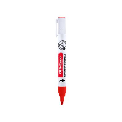 MARCADOR BORRABLE RECARGABLE OE-507 ROJO