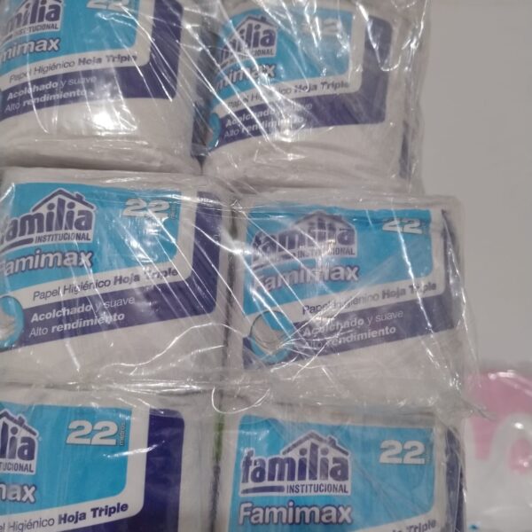 PAPEL HIGIENICO CONV FAMIMAX HT 22M X 24 ROLLOS COD 23919
