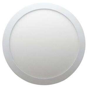PANEL LED 24W REDONDO INCRUSTAR LUZ DIA TITANIUM (6500K) Item: 10414B